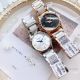 Copy Longines Quartz watches White Ceramic & Rose Gold Sapphire glass (7)_th.jpg